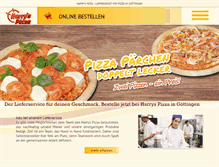 Tablet Screenshot of harryspizza.de